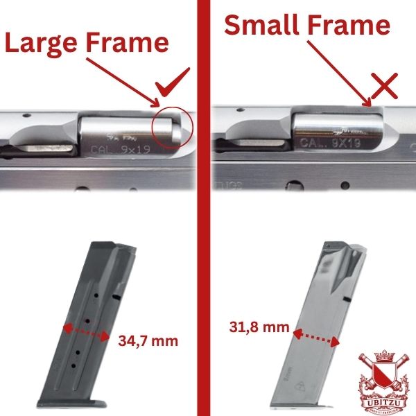 Tanfoglio open alu magasinbrunn för Large Frame - Ubitzu