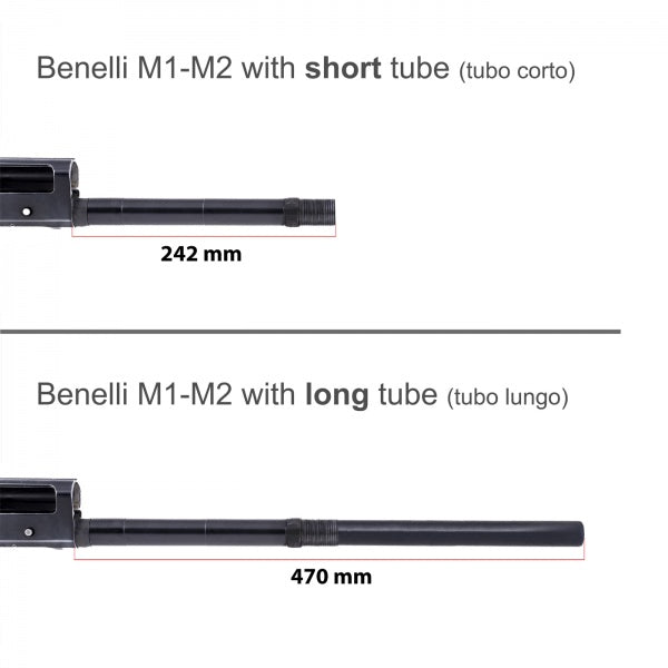 Benelli M2 handskydd med långt rör | M-Lok - Ubitzu