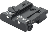 Browning Hi-Power [Sport Vigilante Mark III Practical HP40] justerbart baksikte | vita prickar - Ubitzu