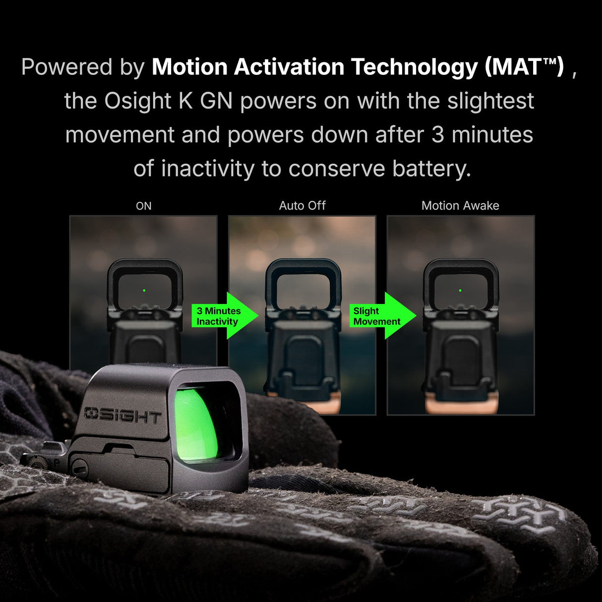 Osight K [grön] - Ubitzu