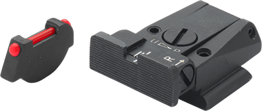 Ruger [P90 P91 P93 P94 P95 P97] justerbara sikten | fiberoptik - Ubitzu