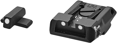 Sig [P220 P225 P226 P227 P229 P320] justerbara sikten | vita prickar - Ubitzu