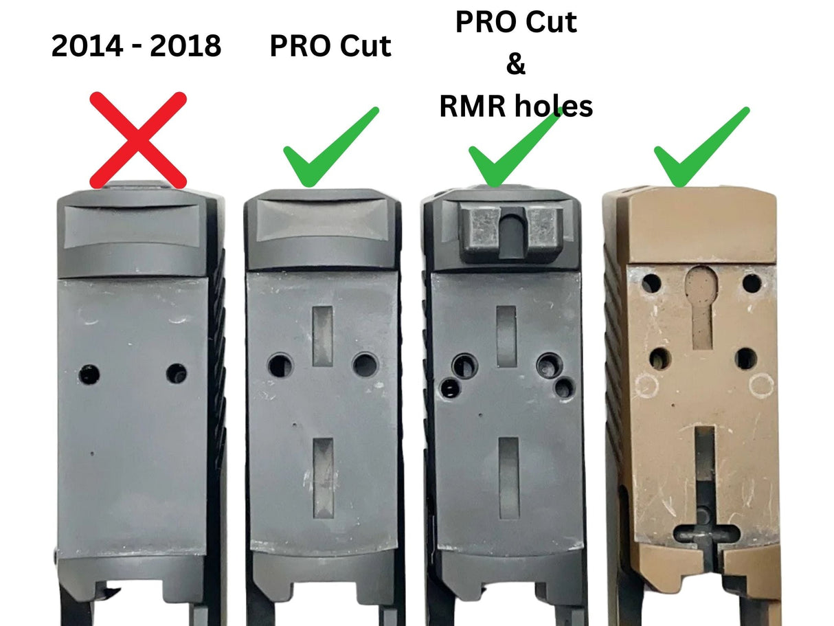 Sig P320 Optics Ready plate | type C [RMR RTS & Docter footprint] - Ubitzu