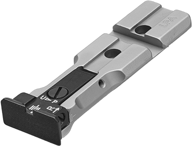 Smith & Wesson revolver [686 629 19 66 586 & other] red dot ready adjustable rear sight | blank - Ubitzu