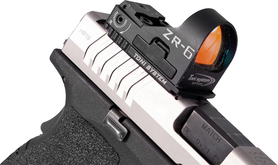 Springfield [XD OSP & XDM OSP] HS Produkt [SF19 RDR & XDM OSP] adapterplatta | typ A [RMSc DPP & Docter footprints] - Ubitzu