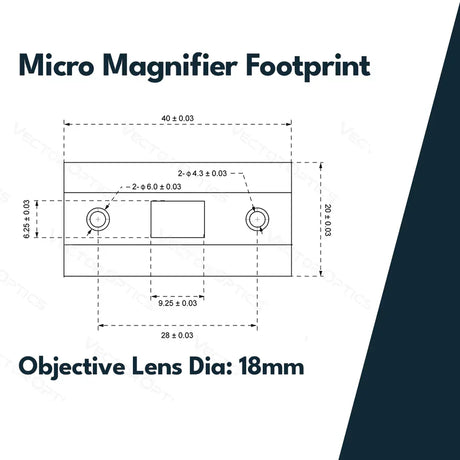 Vector Optics Paragon 3x18 Förstorare Micro - Ubitzu